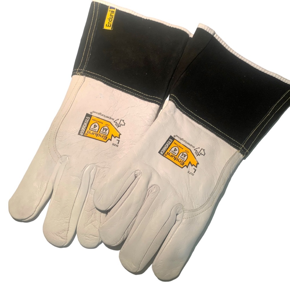 NWT Superior Glove Endura® Cut Resistant Welding Goatskin Leather Kevlar 2 Pairs